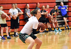 Young athletes build skills at Northeast's basketball camps
